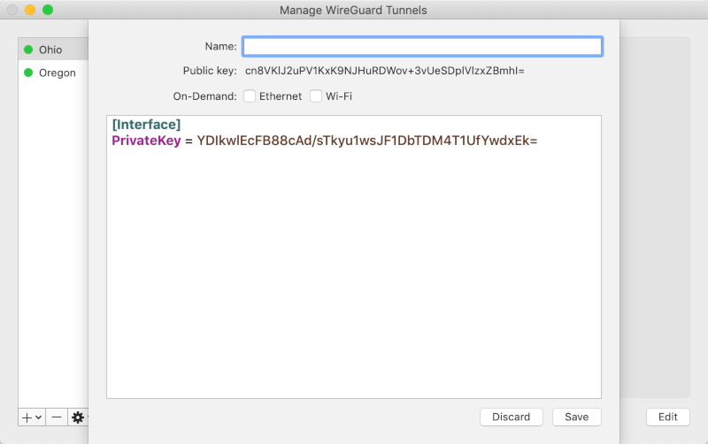Add Empty Tunnel dialog box